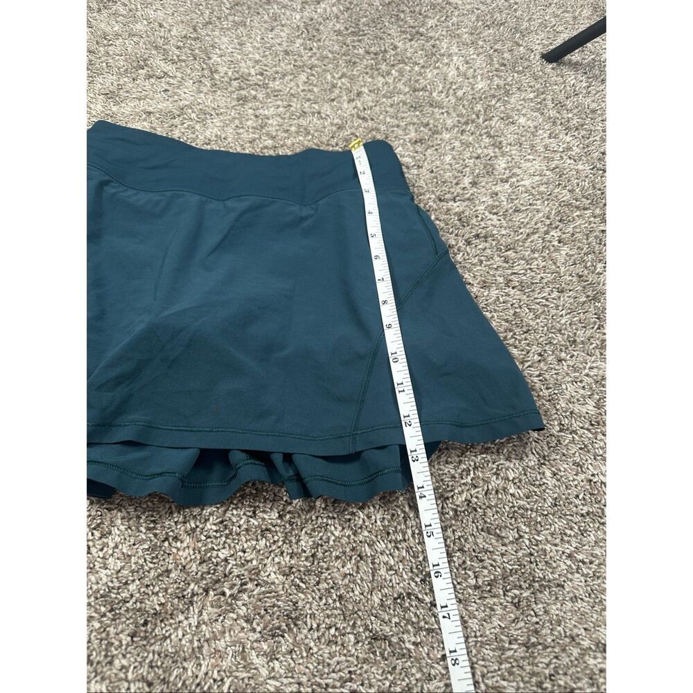 Lululemon Circuit Breaker Skirt II (Regular) 13" Submarine Teal Skort Tennis 2 - Picture 8 of 9